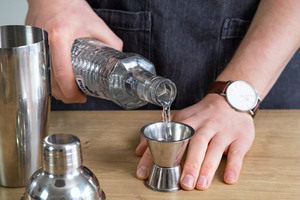 Wodka abmessen