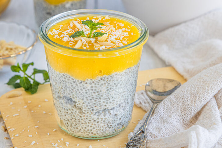 Chia-Pudding mit Kokosmilch