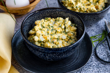Eiersalat mit Schnittlauch