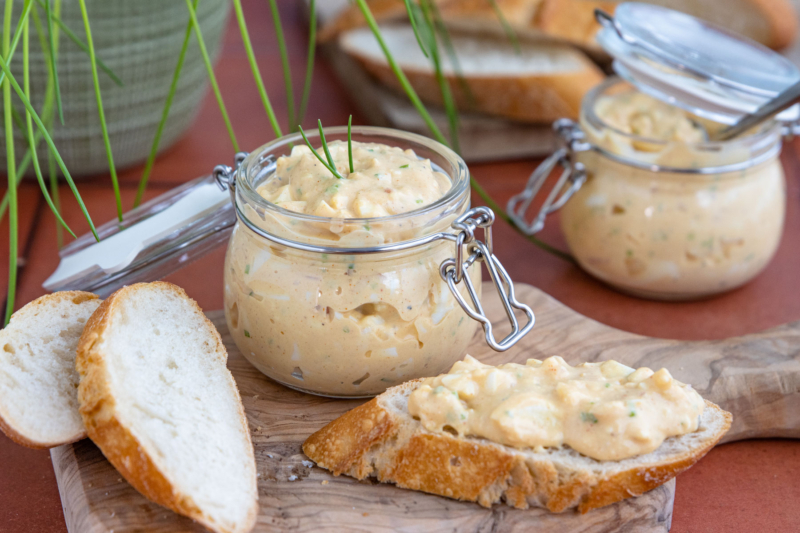 Eiersalat mit Senf