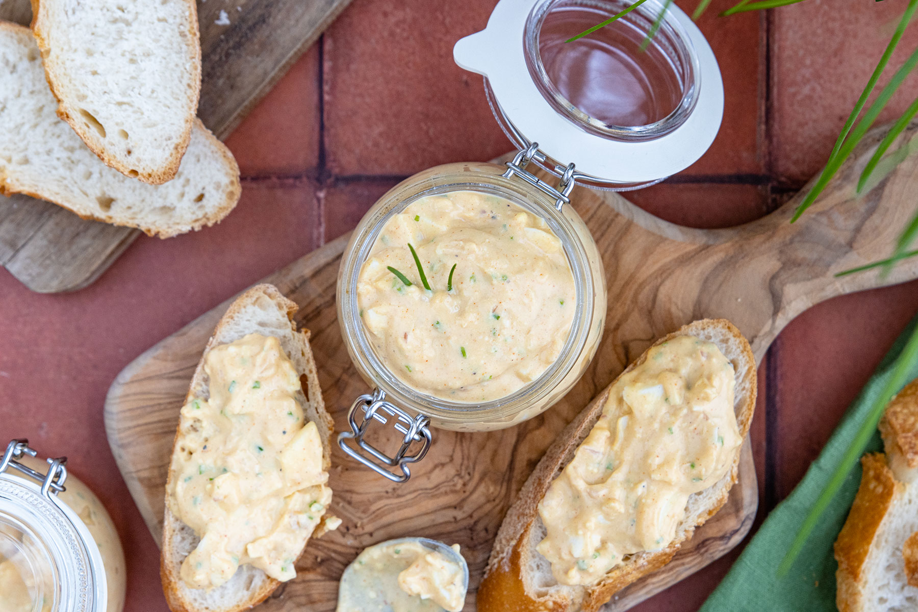 Eiersalat mit Senf