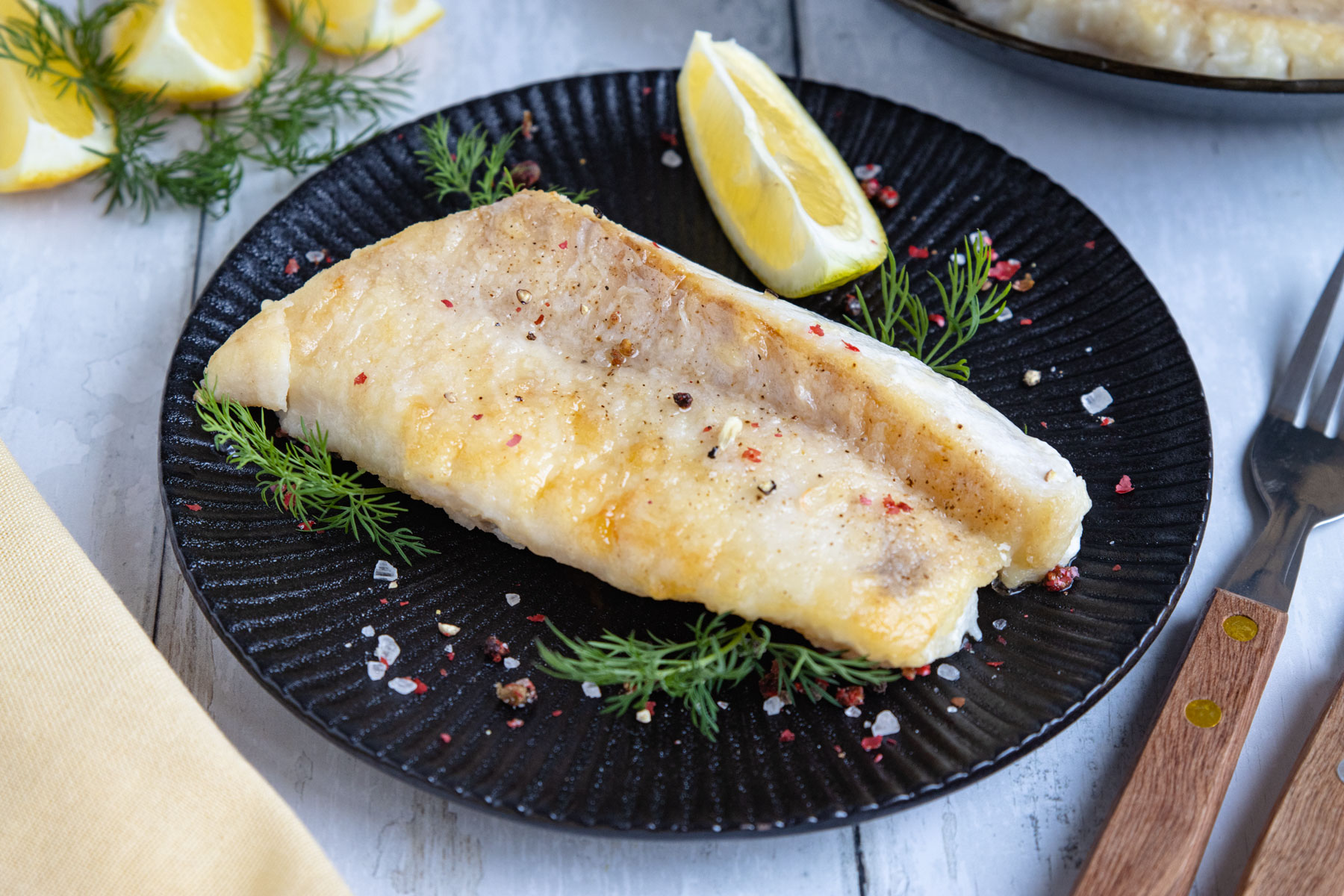 Gebratenes Rotbarschfilet zubereiten