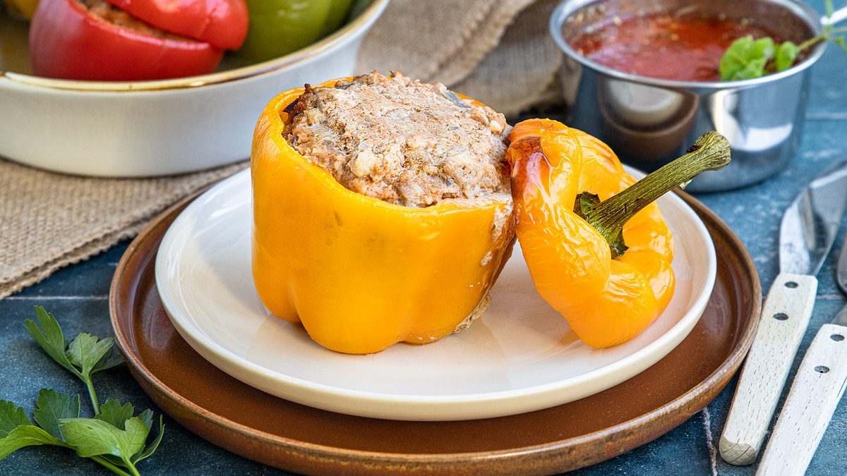 Gefüllte Paprika Original-Rezept mit Hackfleisch