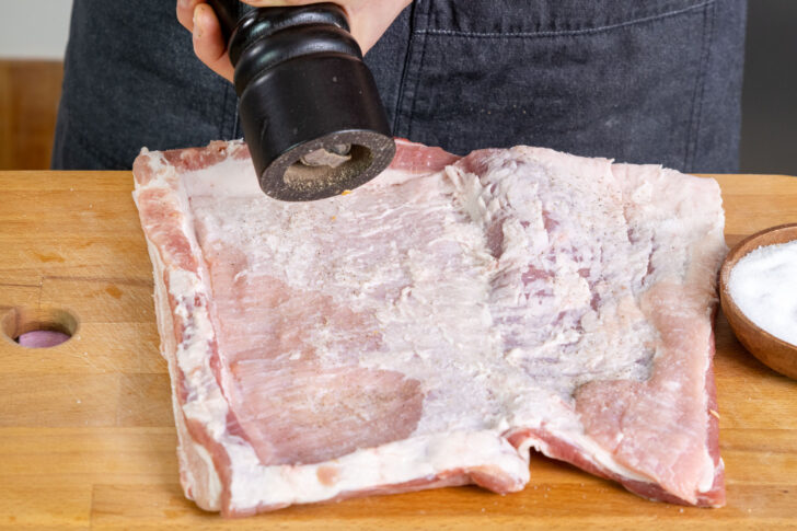Schweinebauch pfeffern