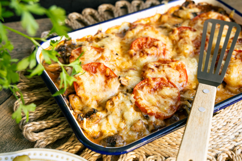 Überbackene Hähnchenschnitzel vom Blech