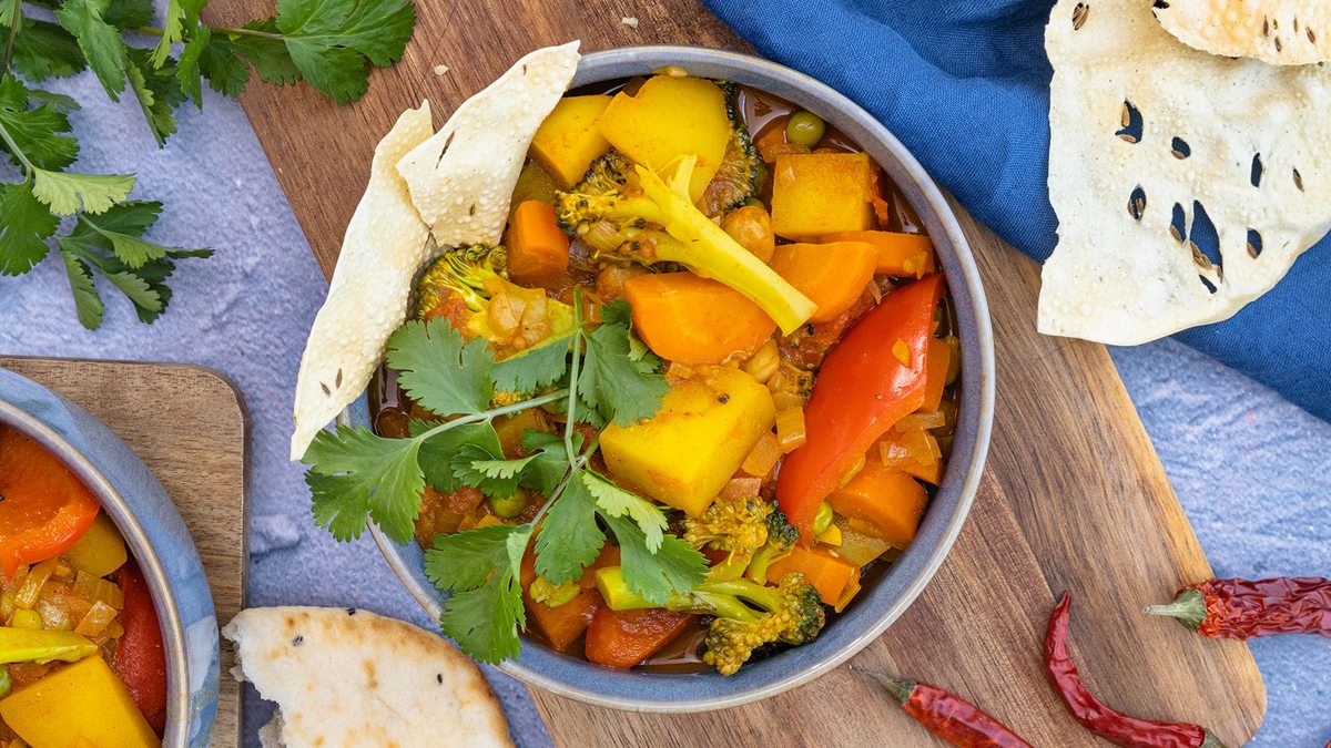 Indisches Gemüsecurry | Rezept - eat.de