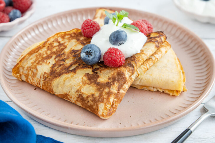 Kalorienarme Pfannkuchen