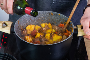 Alles mit Rotwein ablöschen