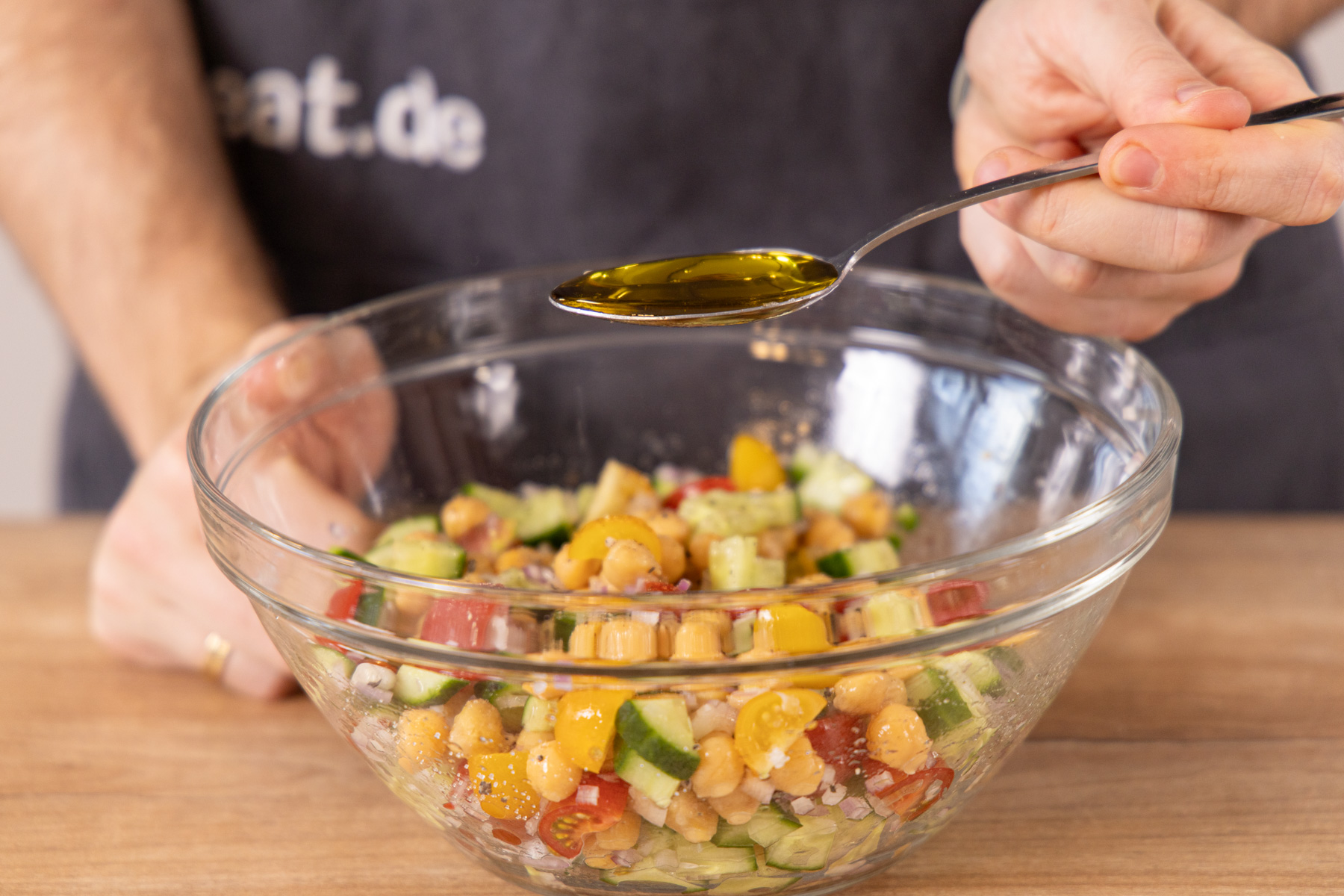 Kichererbsensalat mit Feta | Rezept