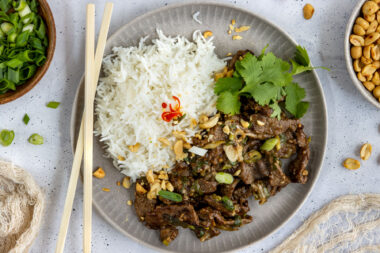 Kung Pao mit Rindfleisch