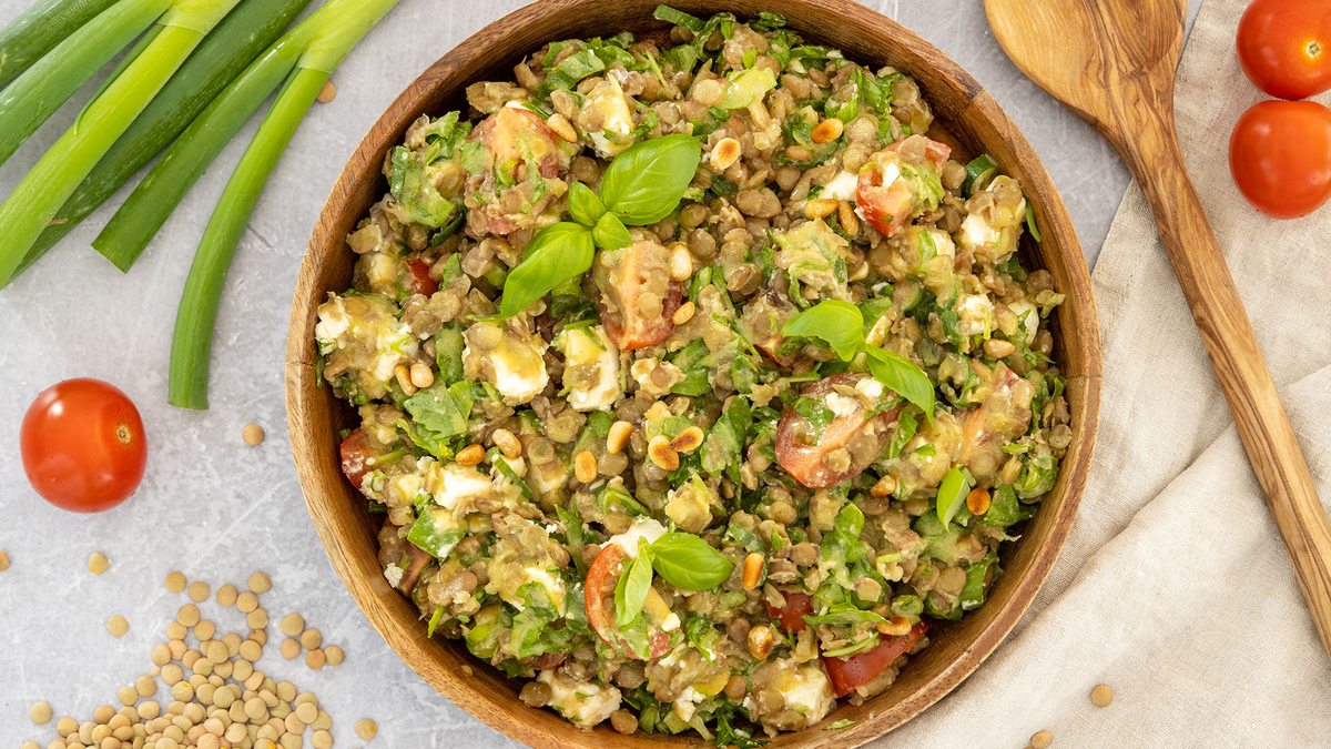 Linsensalat mit Feta | Rezept - eat.de