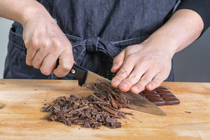 Schokolade hacken