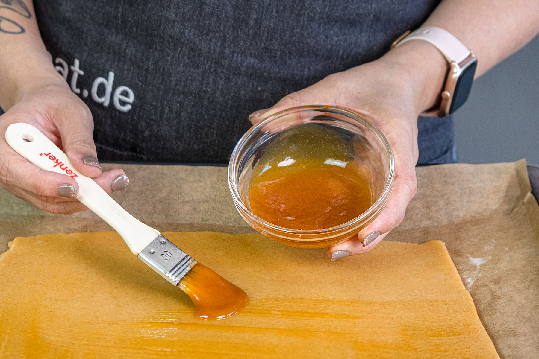 Marmelade verteilen