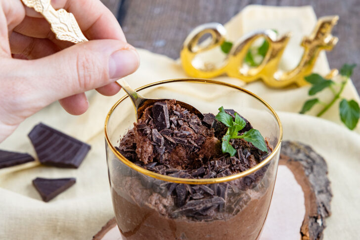 Mousse au Chocolat ohne Ei