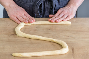 Hefeteig flechten