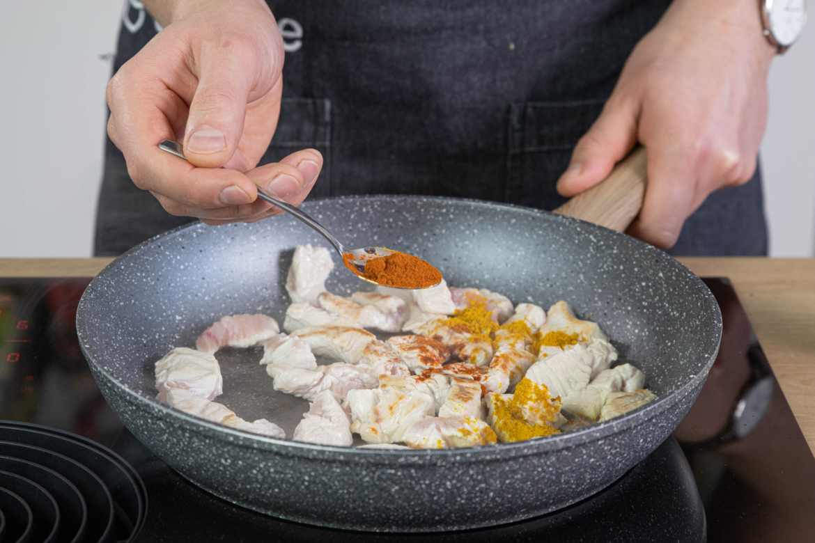 Putengeschnetzeltes mit Paprika-Gemüse | Rezept- eat.de