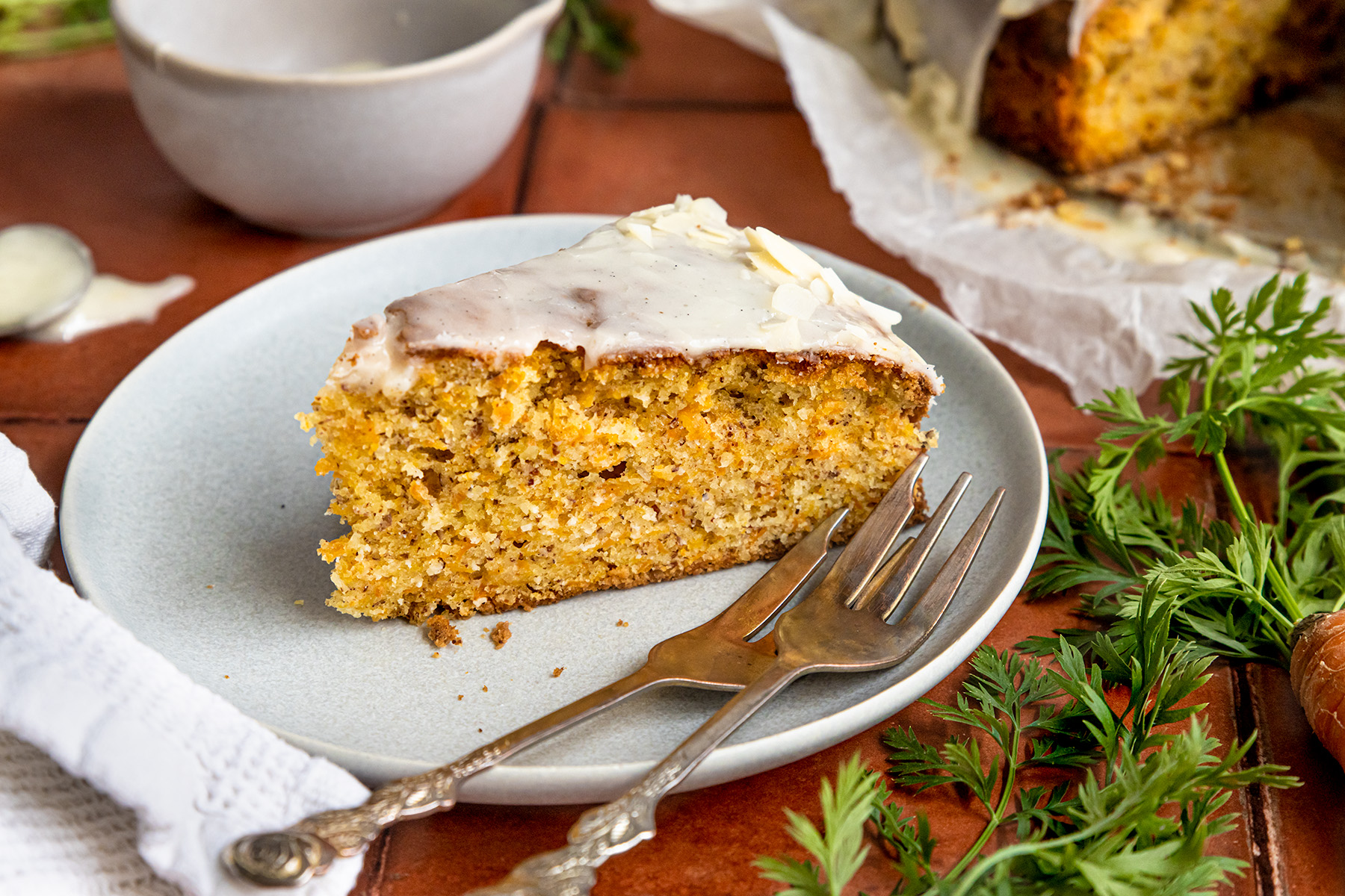 Saftiger Karottenkuchen