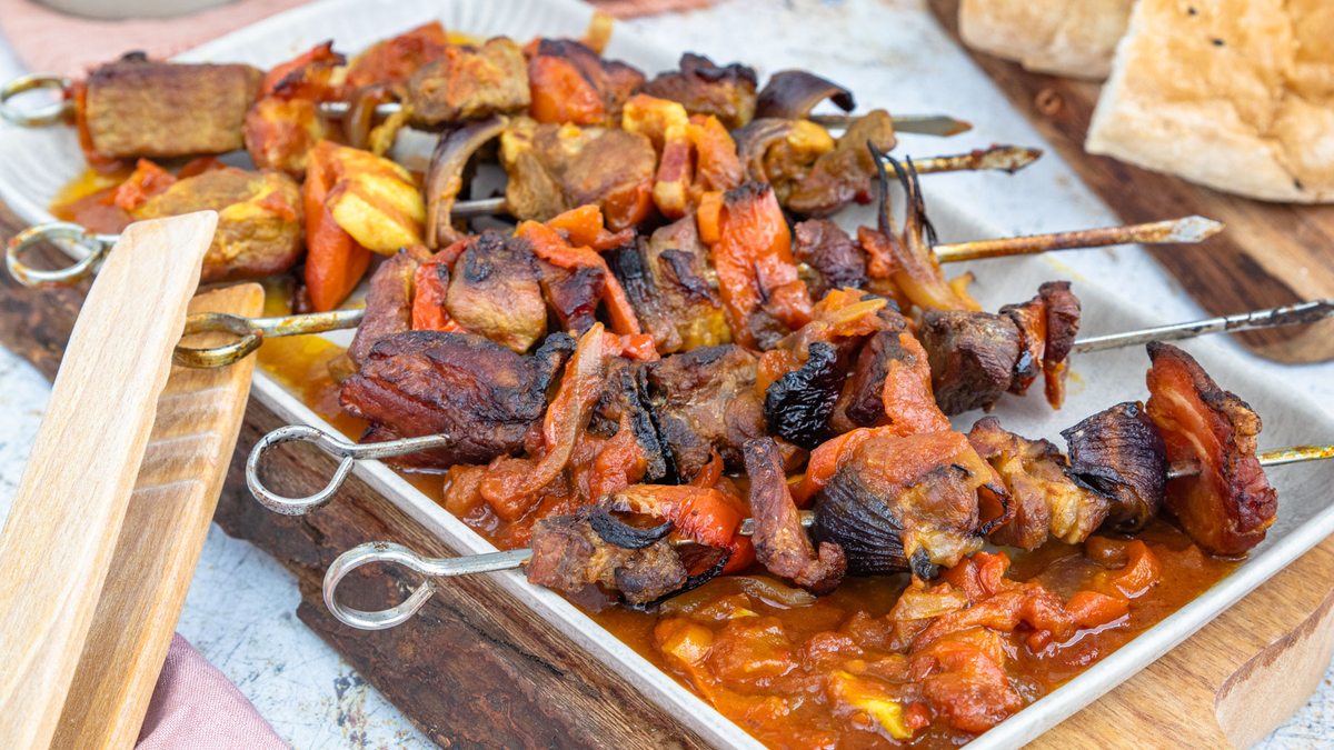 Schaschlik im Backofen | Rezept - eat.de