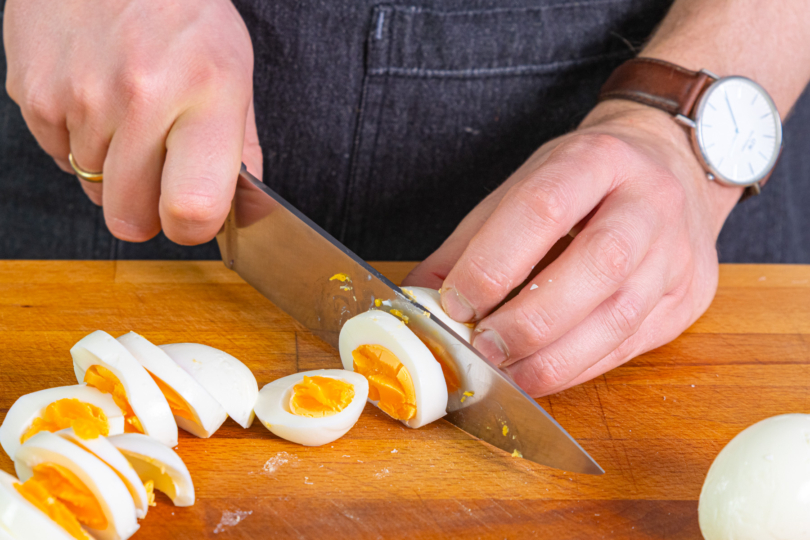Eier schneiden