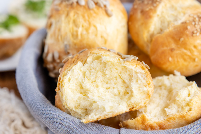 Schnelle Quarkbrötchen