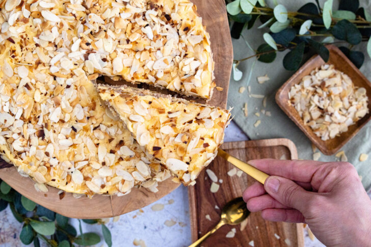 Schwedische Mandeltorte: Mandeltårta