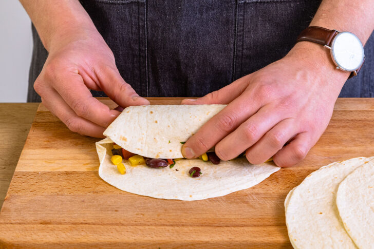 Tortillas rollen