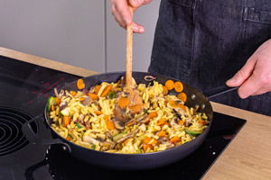 Spätzle dazugeben