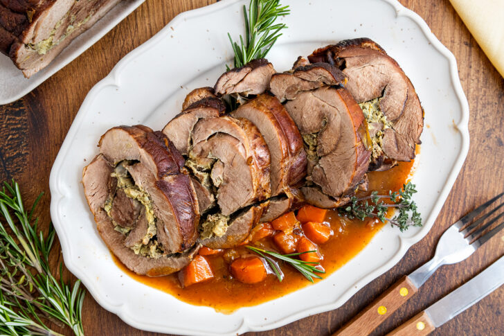 Wildschwein-Rollbraten