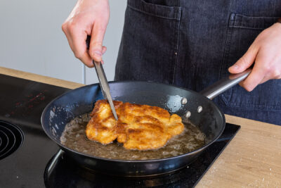 Zigeunerschnitzel anbraten