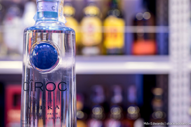 Ciroc gehört zu den bekanntesten Wodka-Marken und Sorten