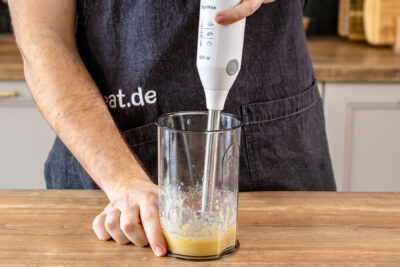 Aioli pürieren