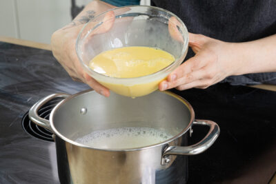 Pudding anrühren