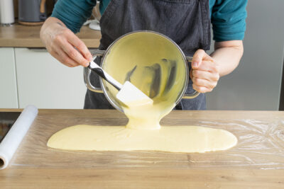 Pudding abkühlen lassen