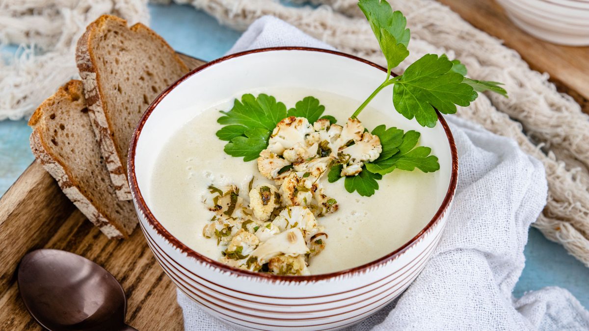 Blumenkohlcremesuppe: schnell & so lecker