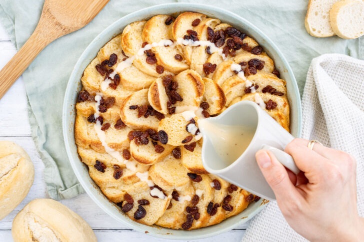 Bread and Butter Pudding: Brotpudding