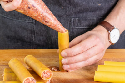 Cannelloni füllen