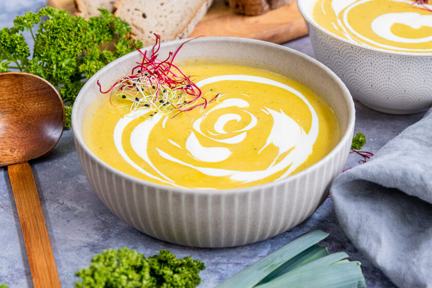 cremige Kartoffelsuppe