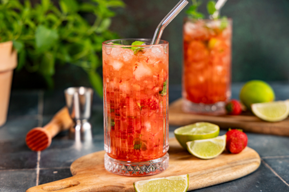 Erdbeer-Mojito