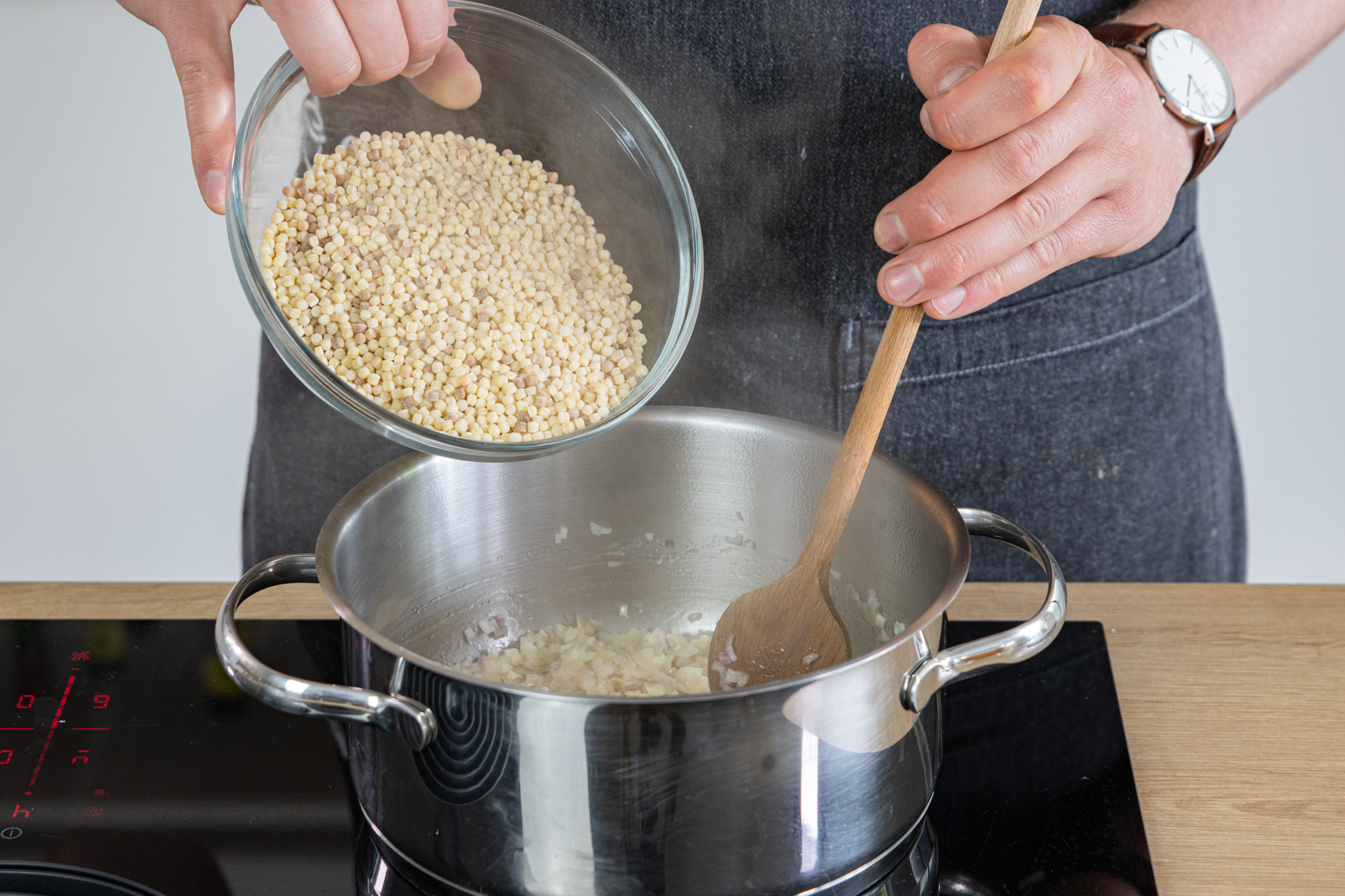 Fregola Sarda dazugeben