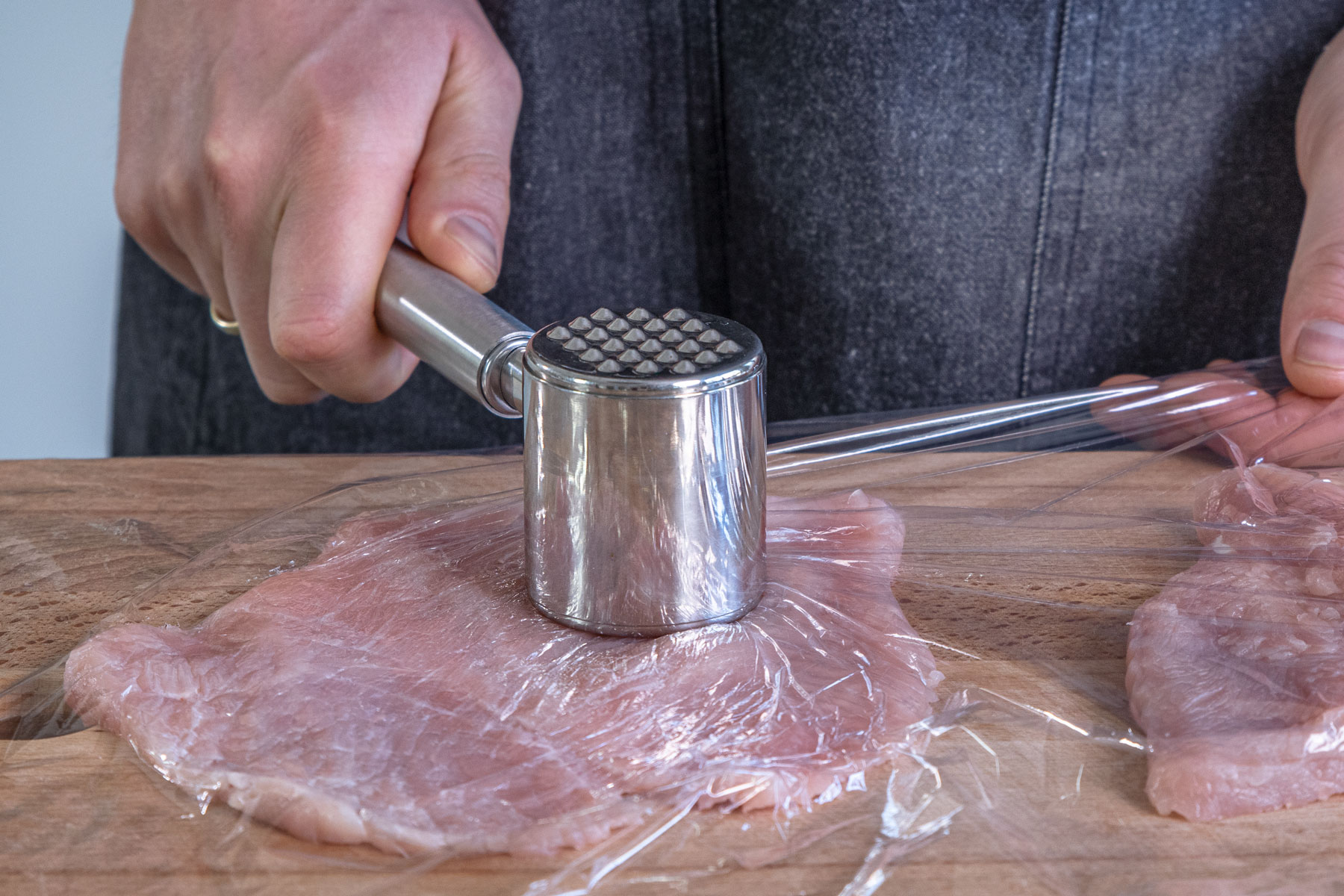 Fleisch klopfen
