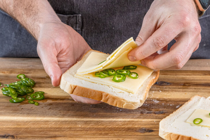 wieder mit Käse abdecken