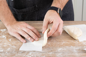 Hefe-Buns formen