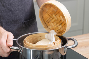 Hefe-Buns dämpfen