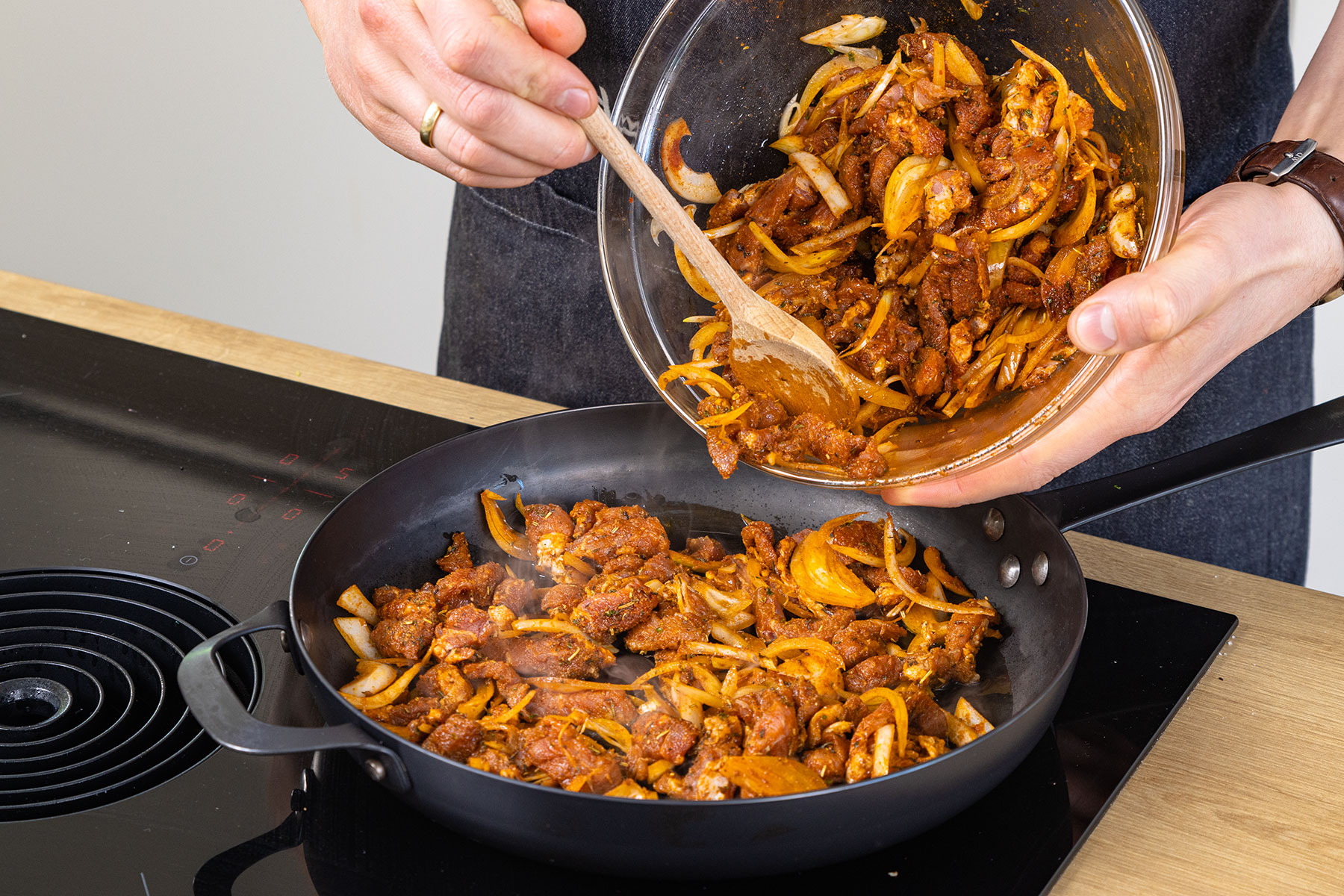 Gyros anbraten