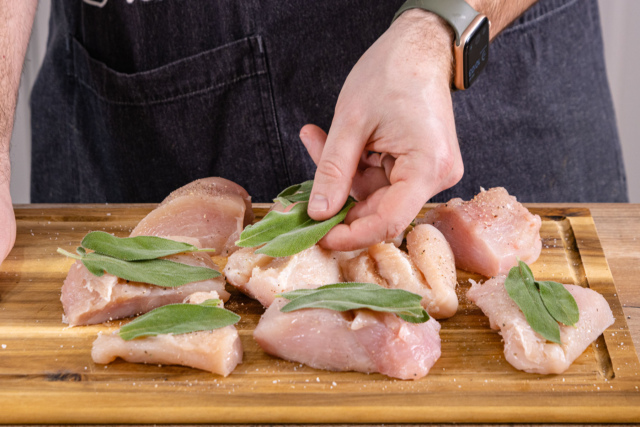 Hähnchen-Saltimbocca alla Romana