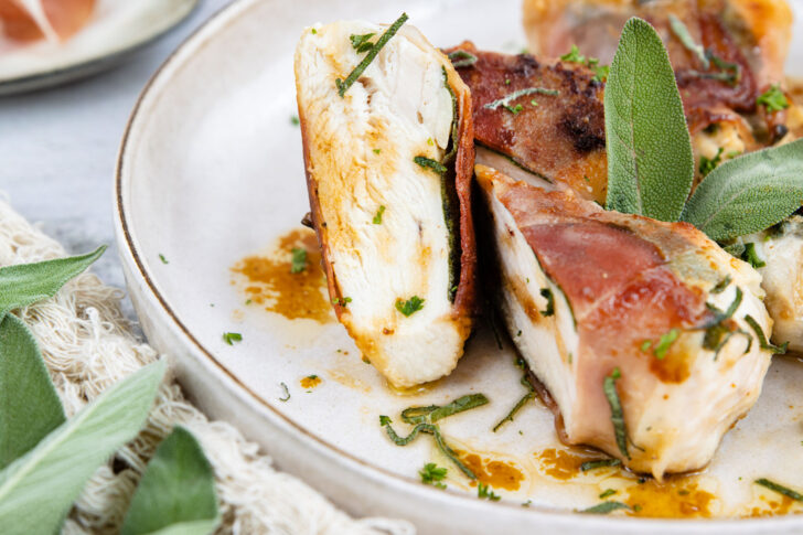 Hähnchen-Saltimbocca alla Romana