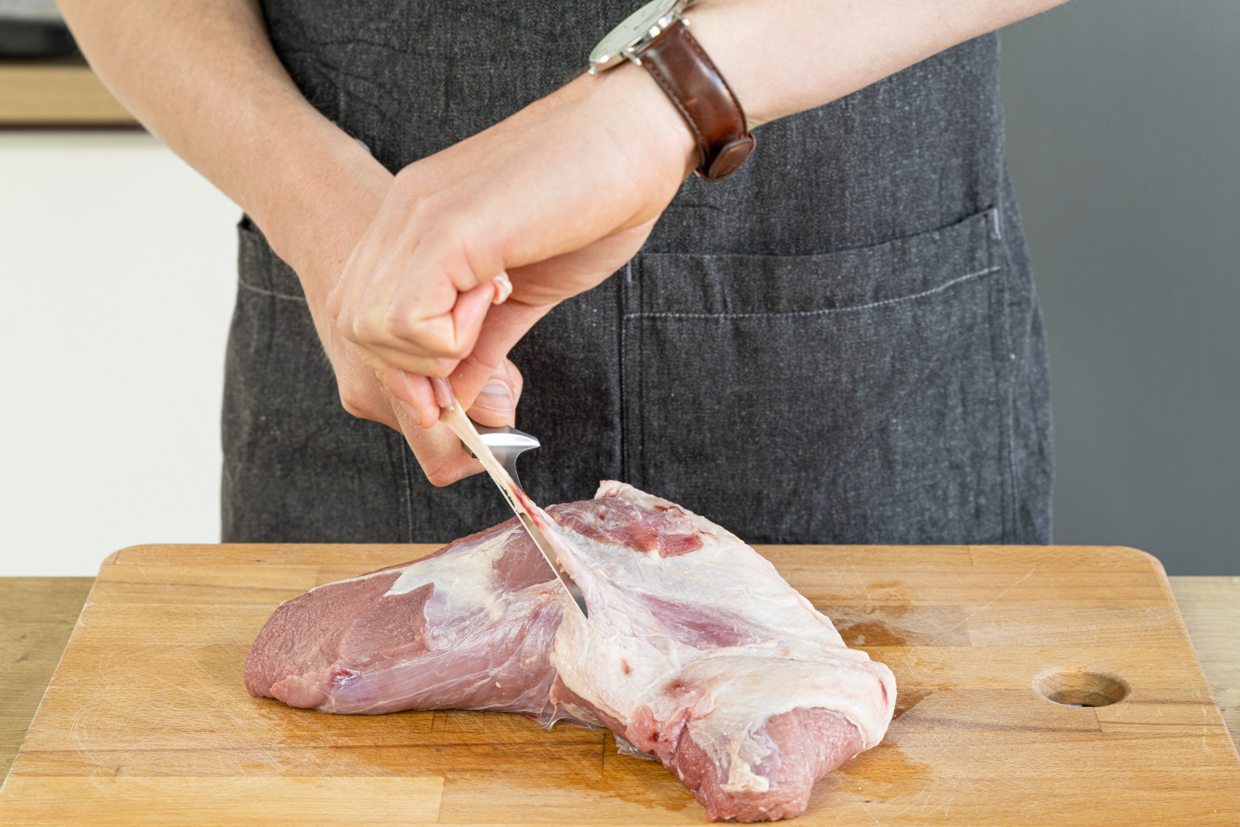 Fleisch parieren