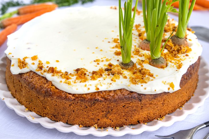 Karottenkuchen mit Frischkäse