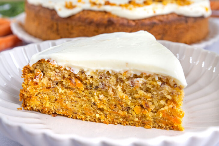 Karottenkuchen mit Frischkäse