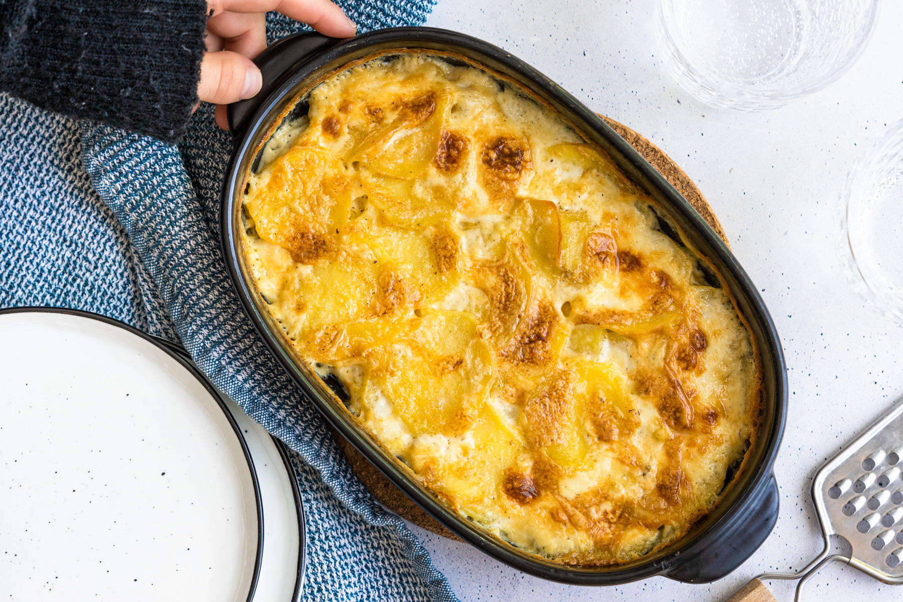 Klassisches Kartoffelgratin